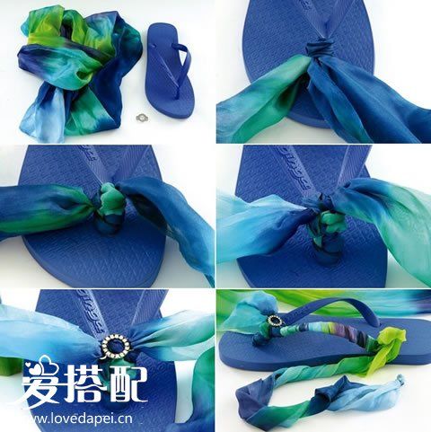 夏季个性人字拖DIY